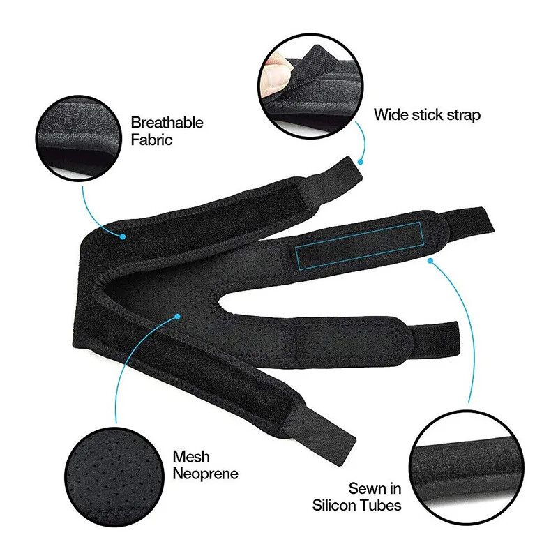 Knee Support Compression Strap Brace Sports Joint Pain Relief Arthritis Sport US