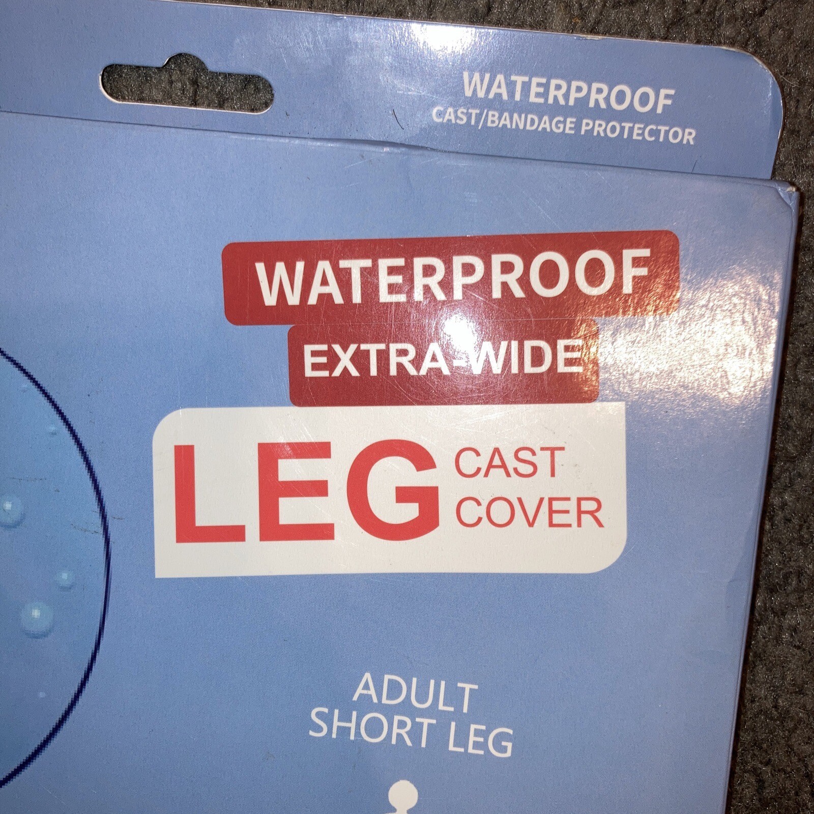 Waterproof Leg Cast Cover! Yunchi Brand! NEW Wide Adult Short Leg! Reusable! NEW