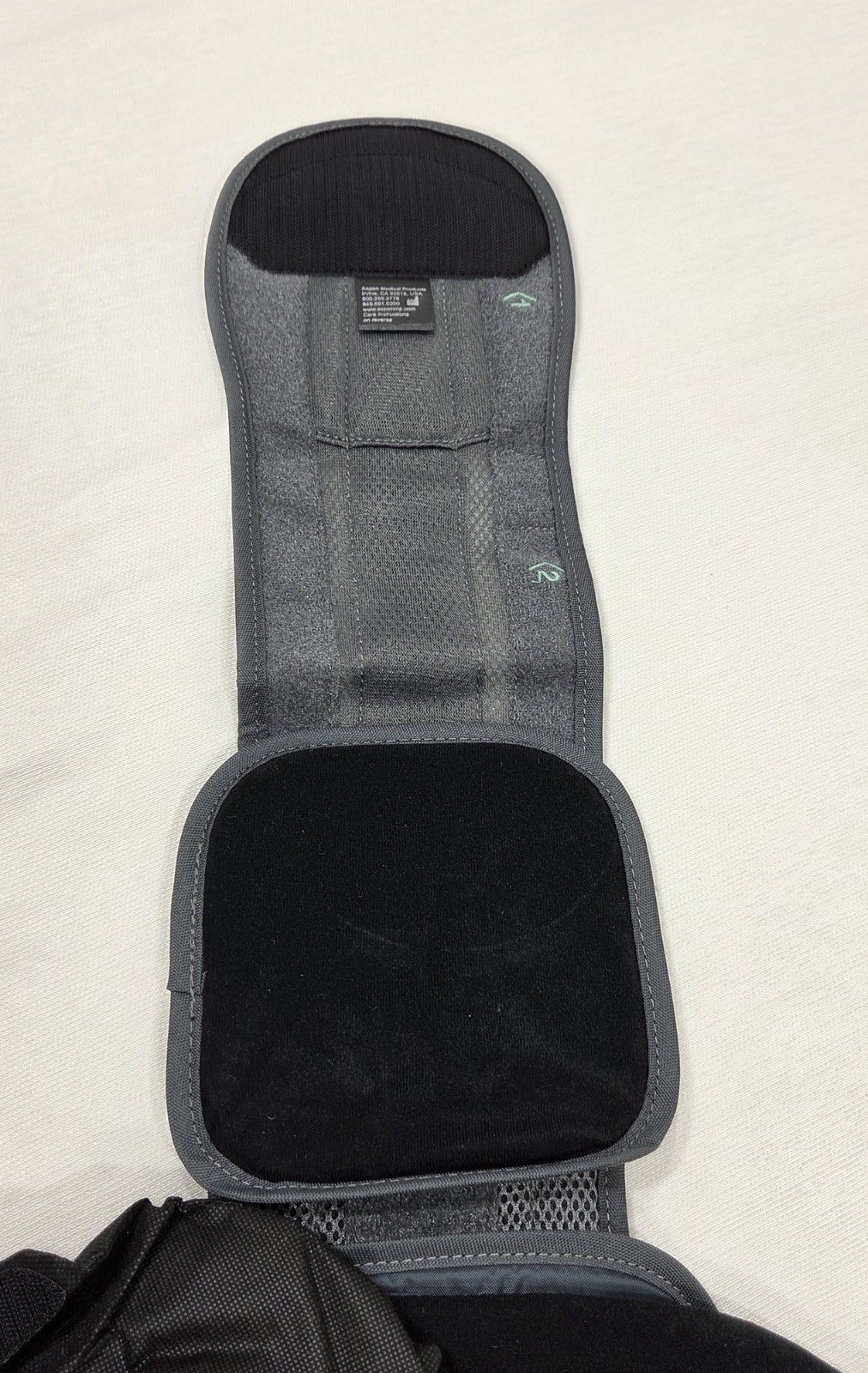 Aspen OTS 650 LSO Back Brace Lumbar Support Therapy Pack Adjustable
