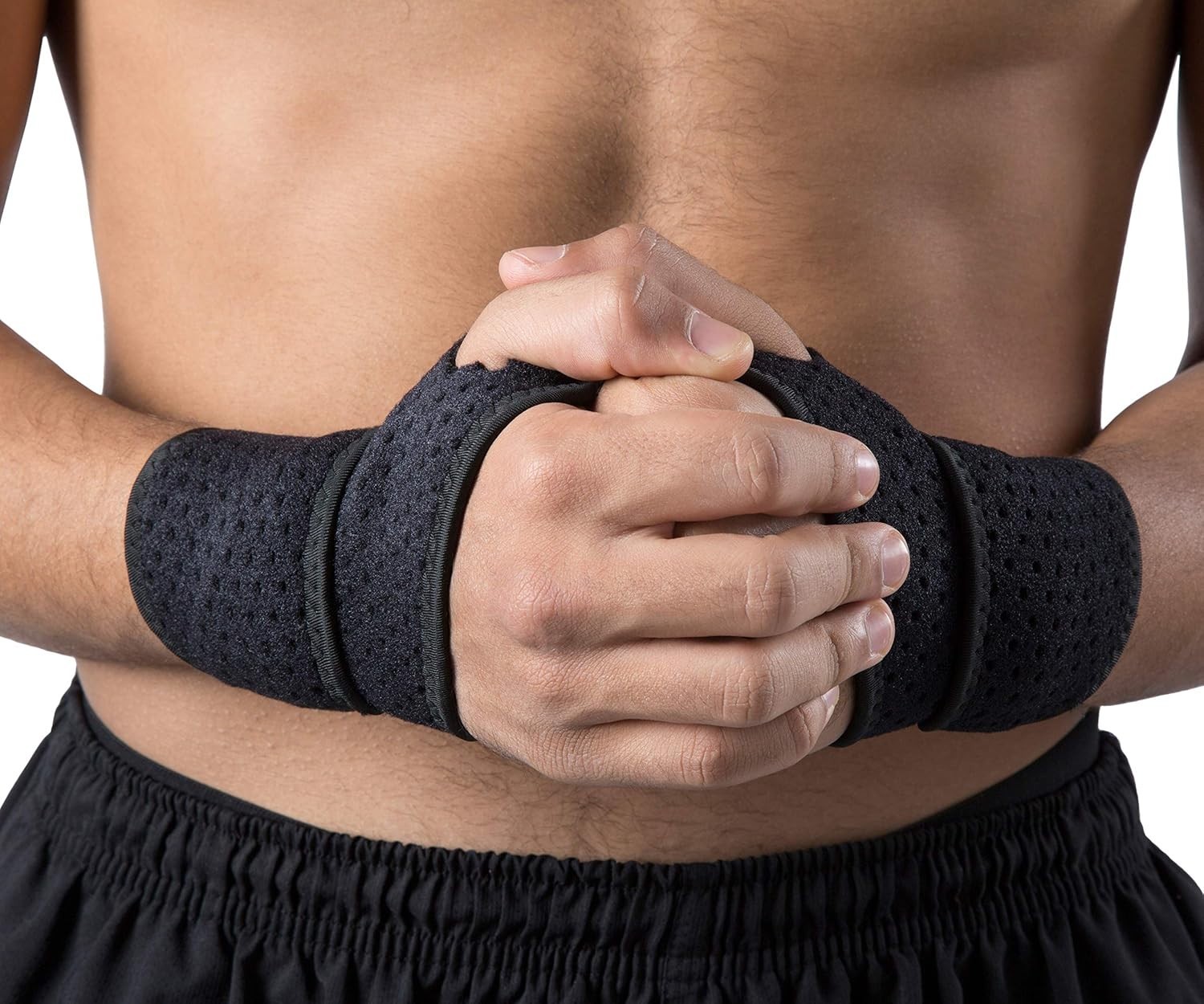 2 Pack Wrist Compression Strap and Wrist Brace Sport Wrist Support for Fitness