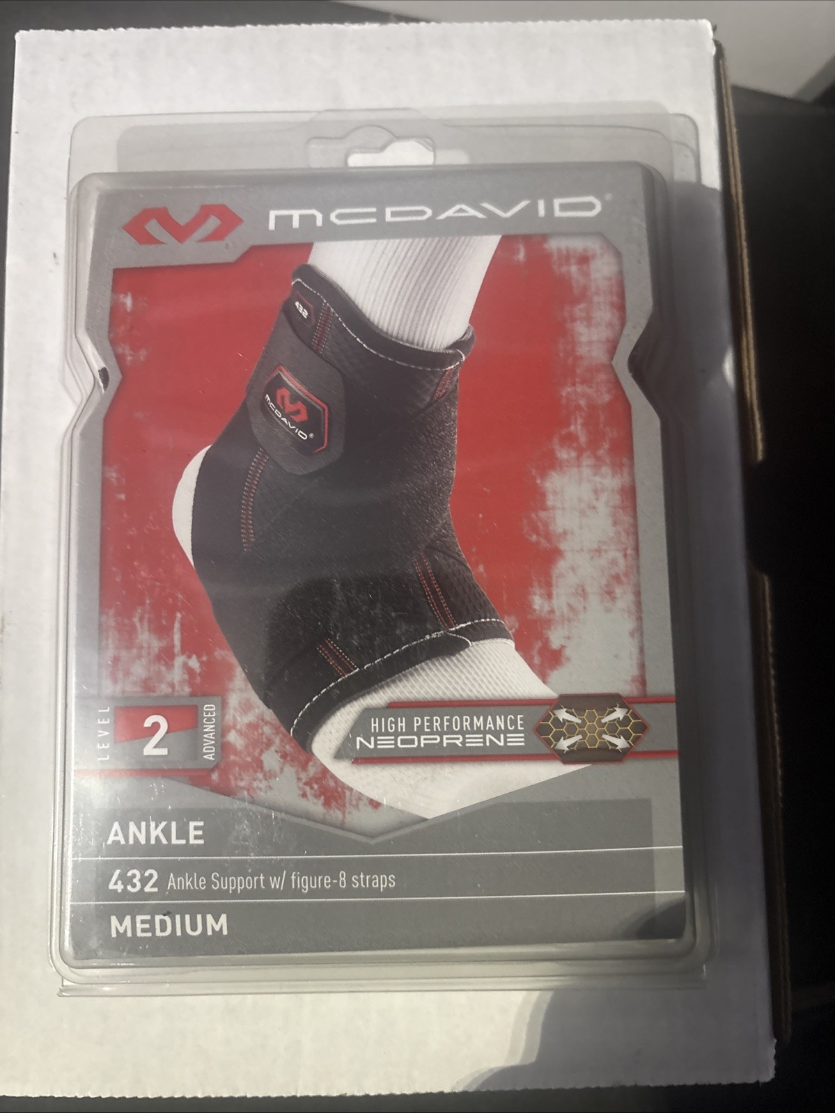 McDavid 432 Ankle Support With Figure-8 Straps Medium