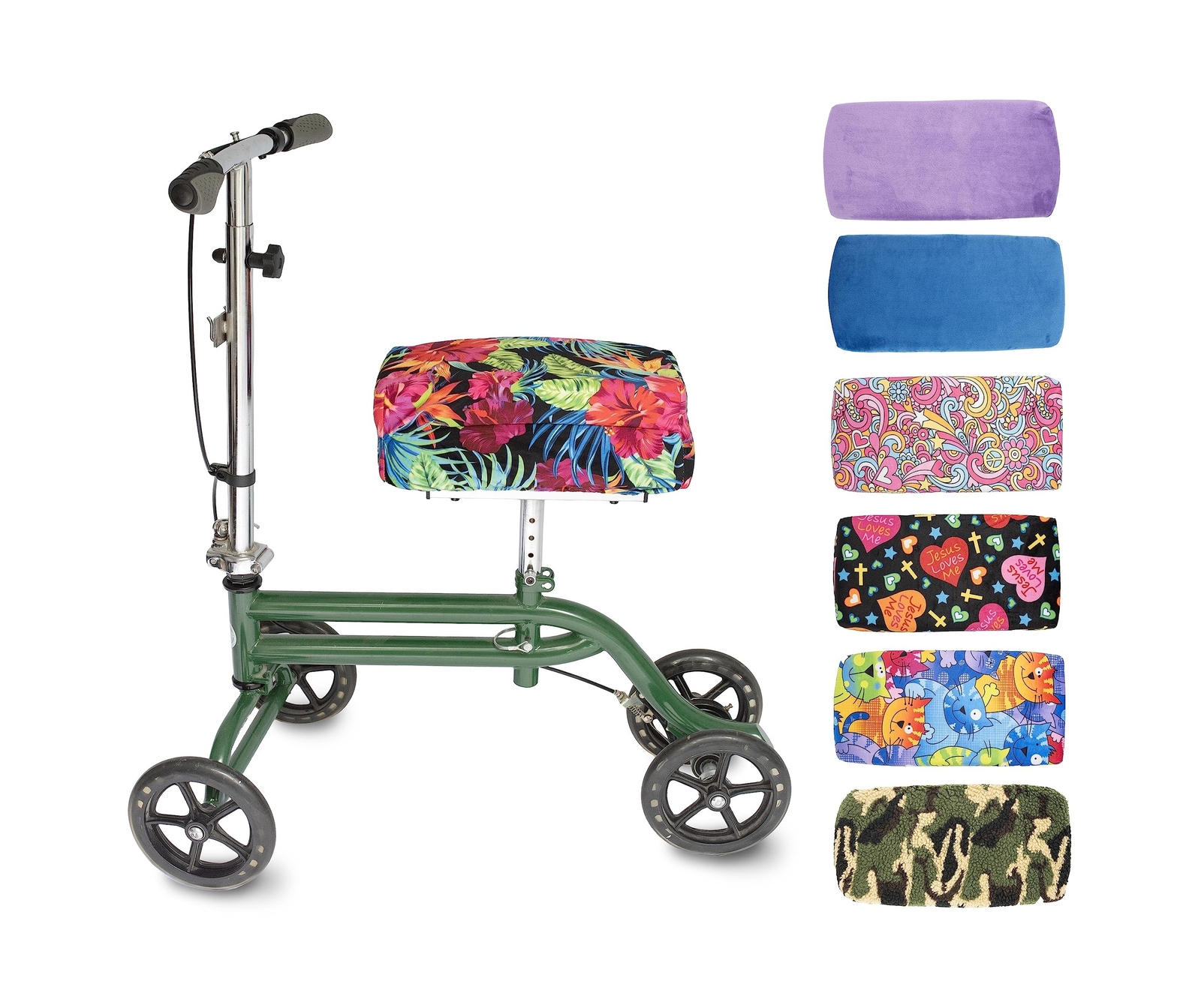 Special Edition Memory Foam Knee Walker Pads (Tropical) Tropical
