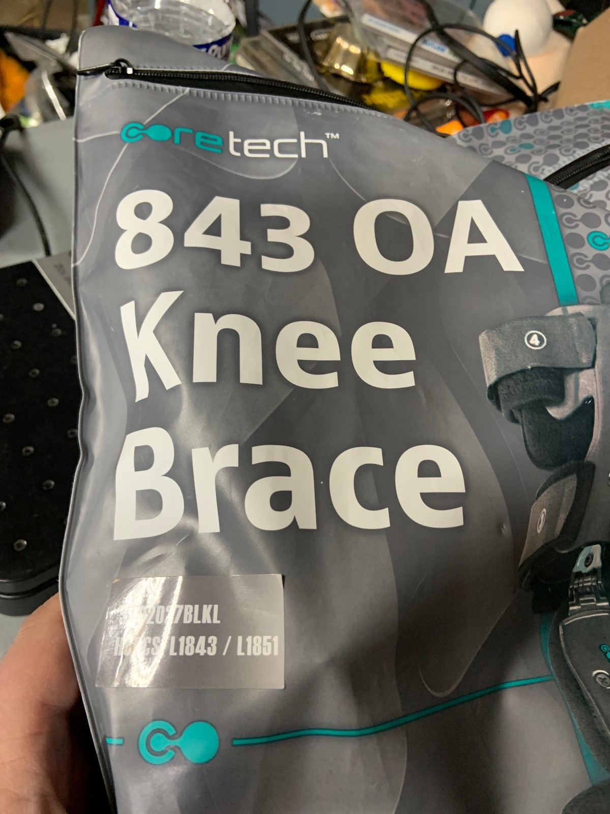 Coretech 843 OA Knee Brace – Open Box- Unused- LEFT Leg