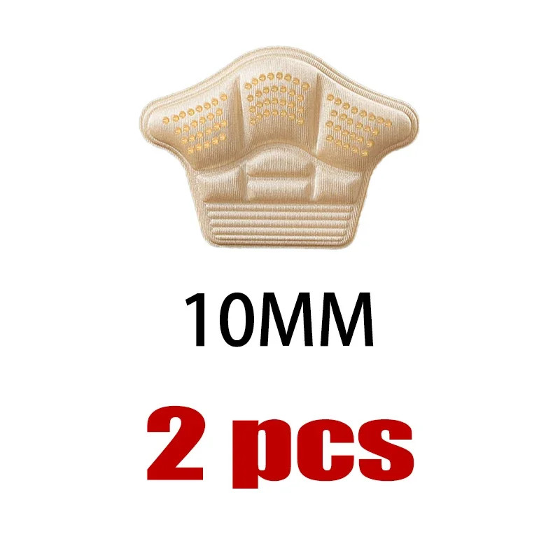 5D Antiwear Heel Pad Sneakers High Heels Rear anti Fall Insole Self Adhesive Sho