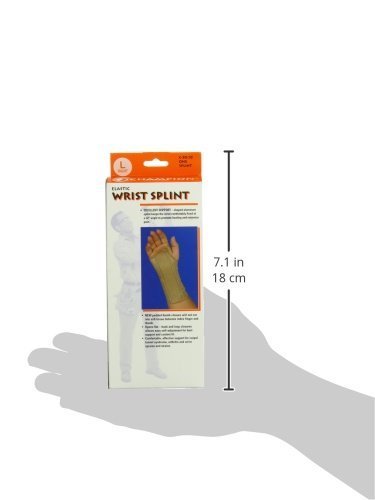 Champion Wrist Splint, Wrap Style, Elastic Knit, Right Hand, Large