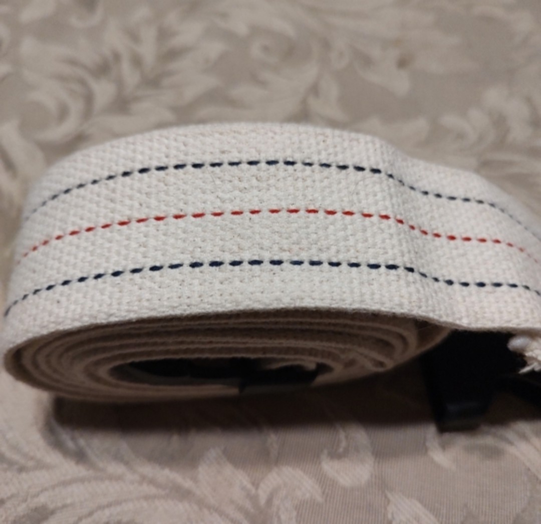 ⚕️🫂⚕️ NWOT Medical Gait Patient Transfer Belt Pinstripe with Plastic Buckle