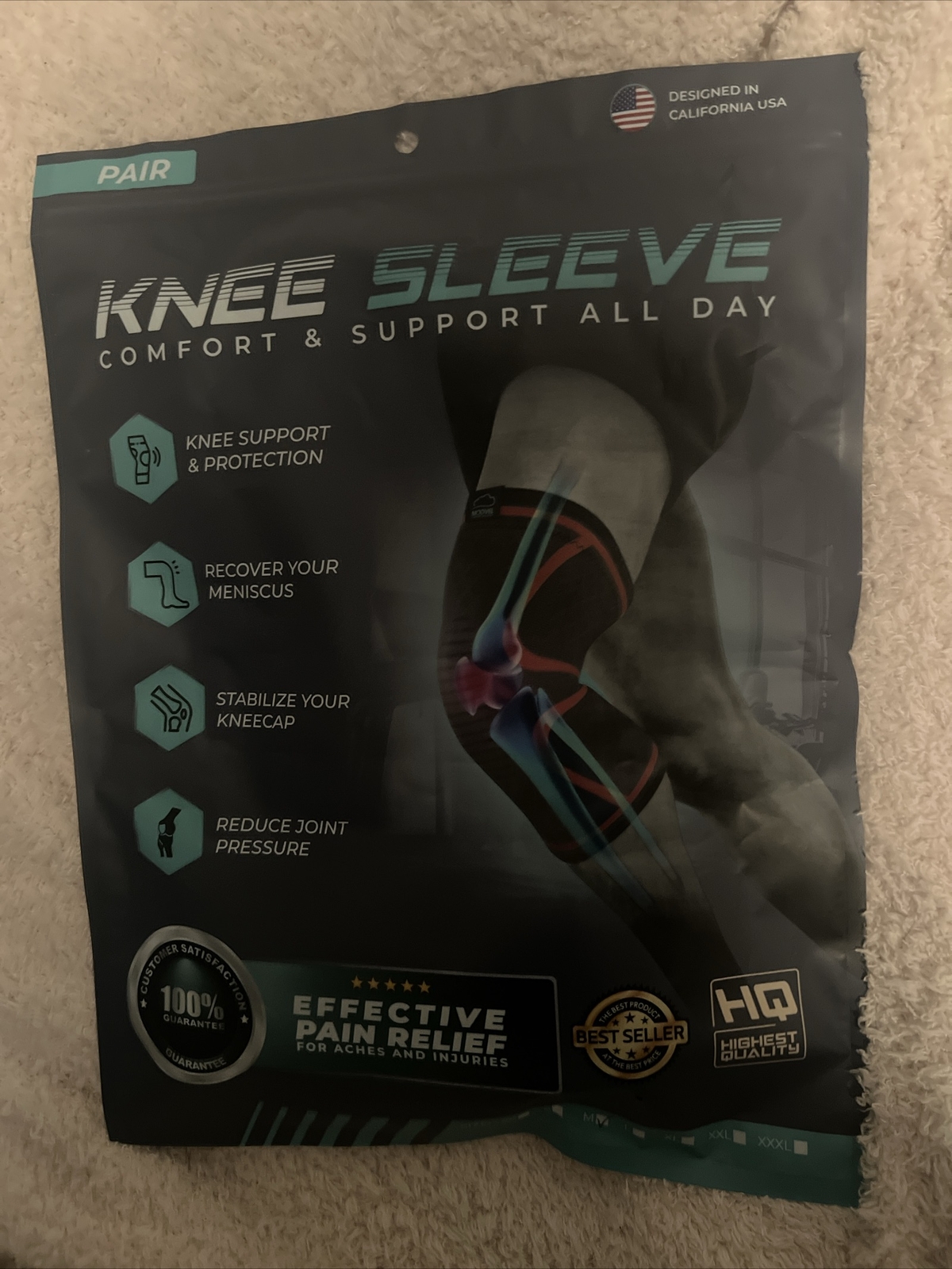 Modvel Knee Braces for Knee Pain Women & Men – 2 Pack