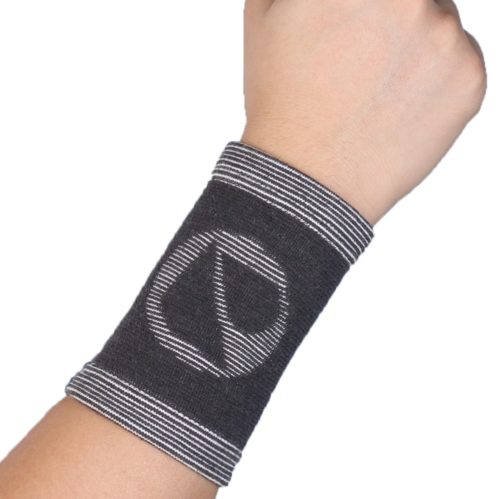AS Workout Protection Wrist Guard Bamboo Charcoal Wrist Support for Sports Grey