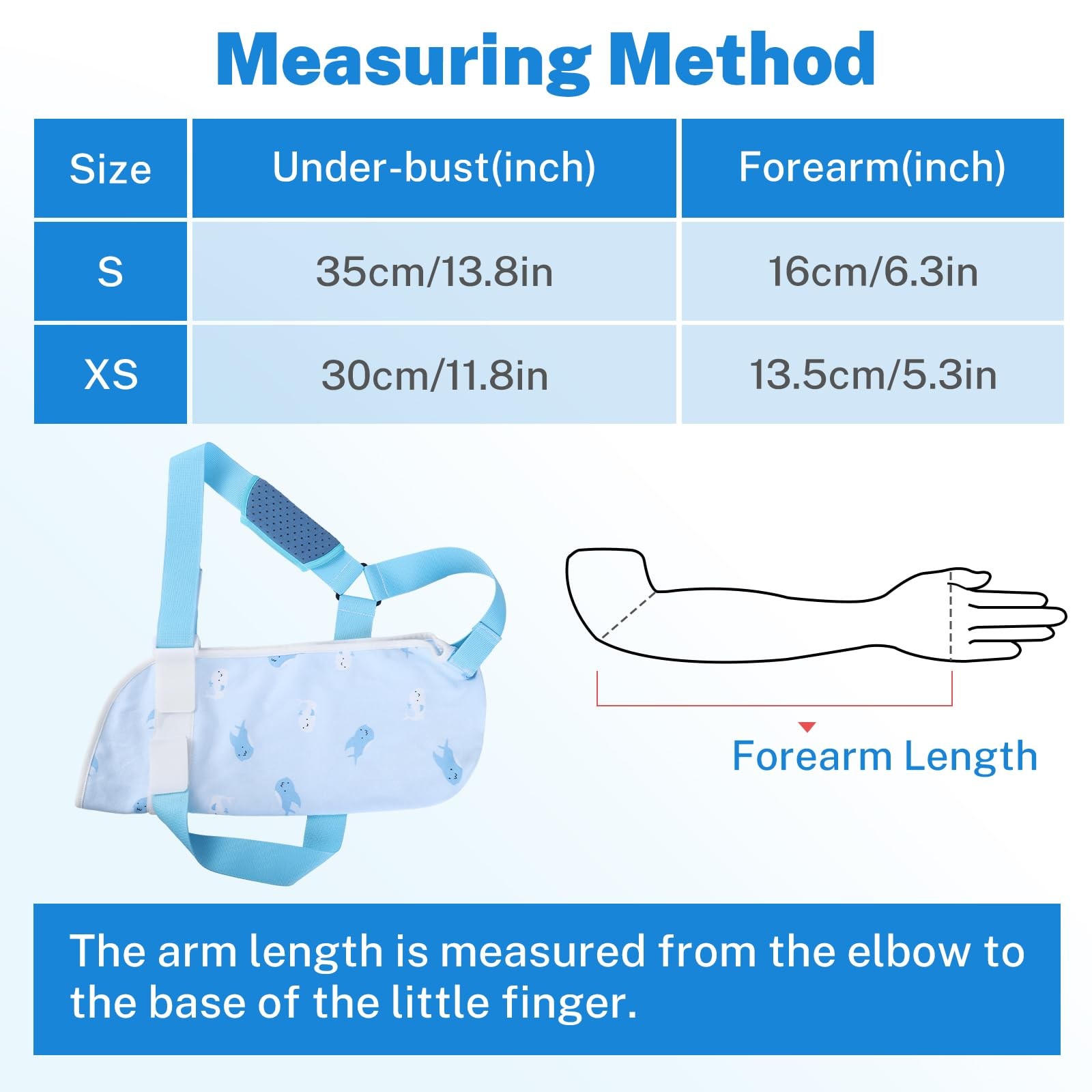 Arm Sling for Children – Adjustable Shoulder Immobilizer for Boys, Girls, Cla…