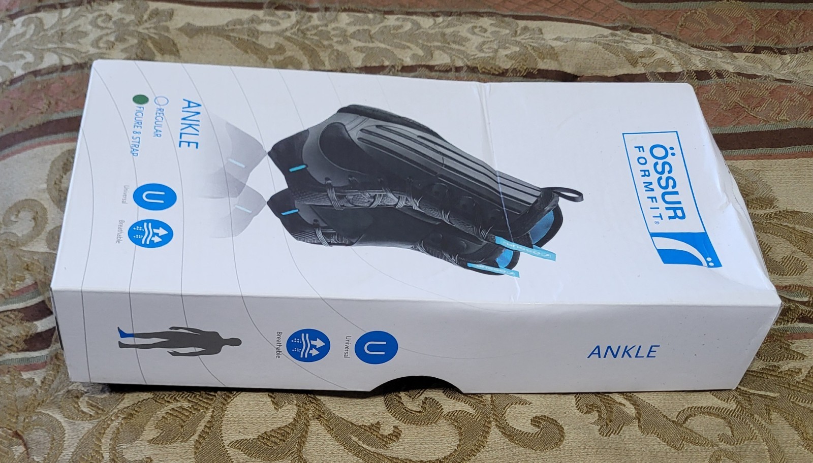 Ossur Form Fit Ankle Support Brace with Figure 8 Straps B-212000004 Size Large