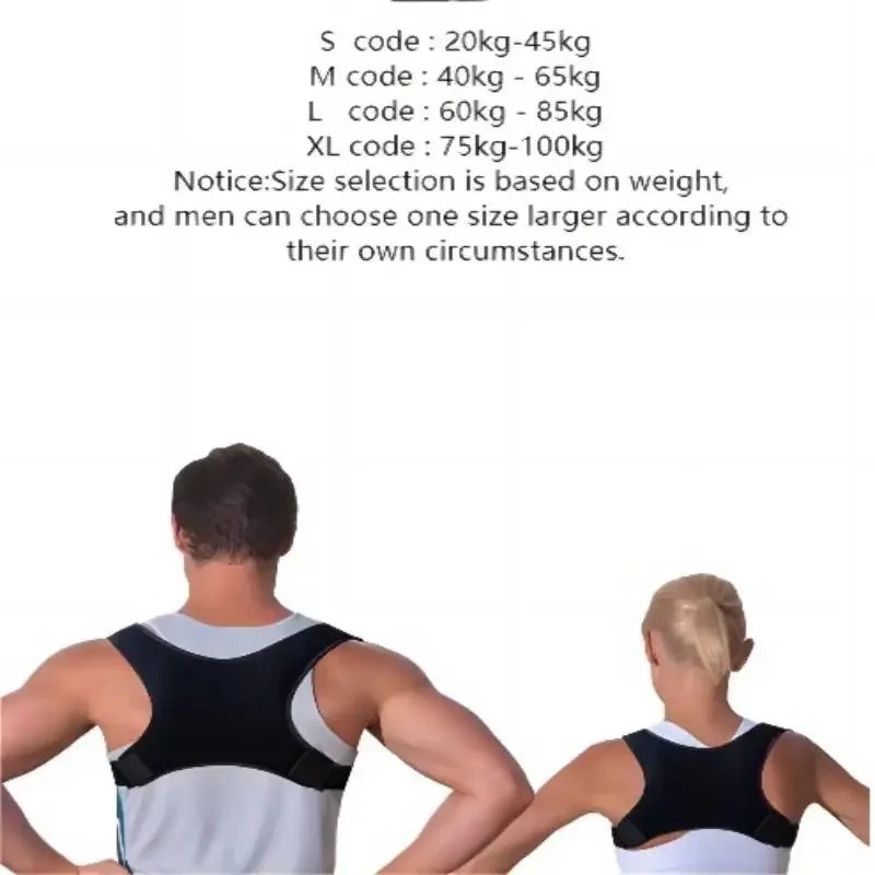 Shoulder Support Correct Adjustable Posture Corrector Back Brace Belt Men Women