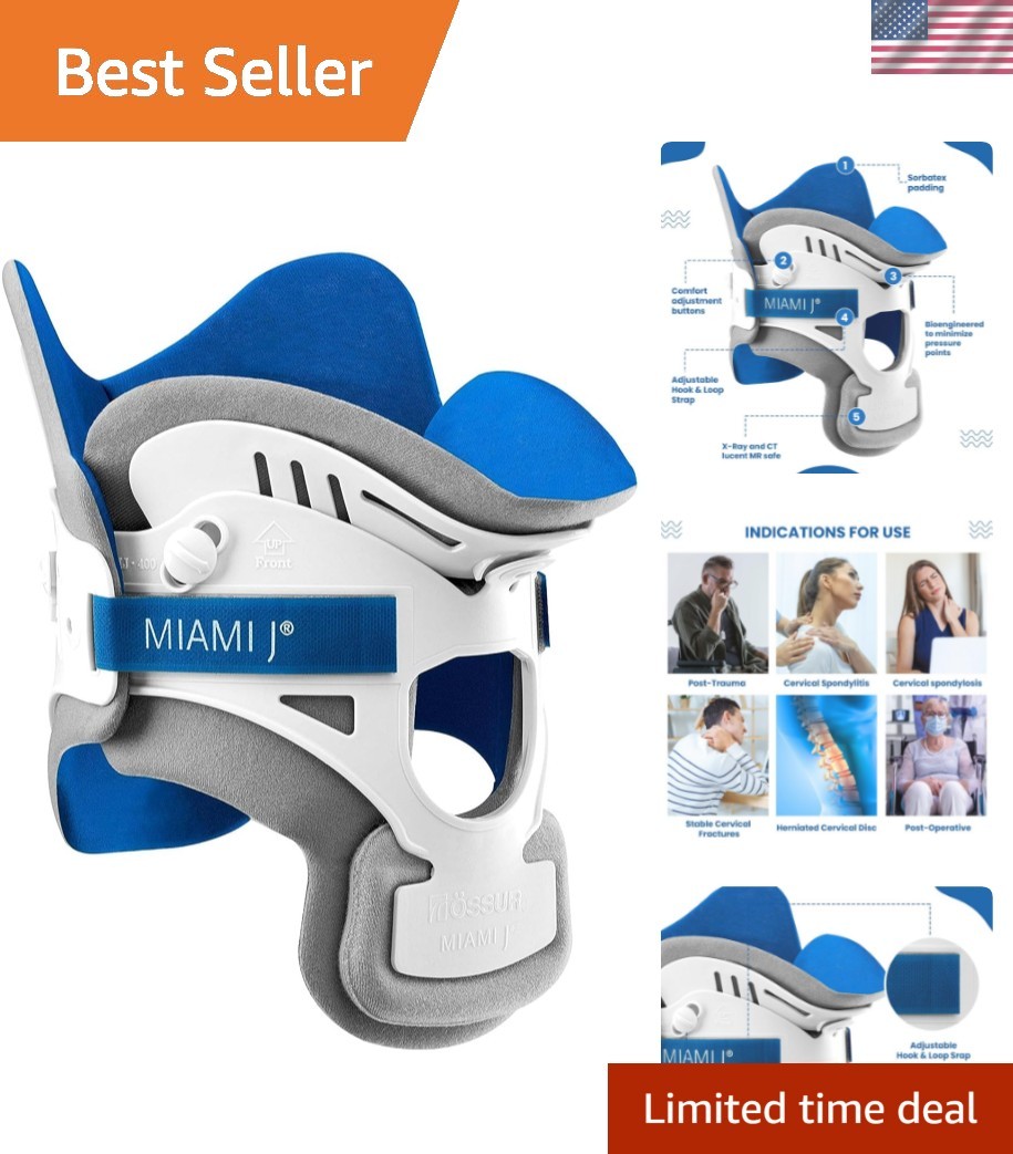 Miami J Cervical Neck Collar – Relieves Pain & Pressure on Spine | C-Spine Ve…