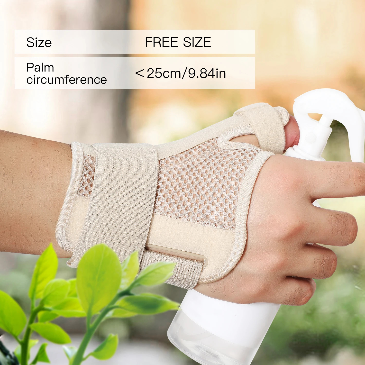 Flexible Splint Wrist Thumb Support Brace For Tendonitis Arthritis Breathabl (3)