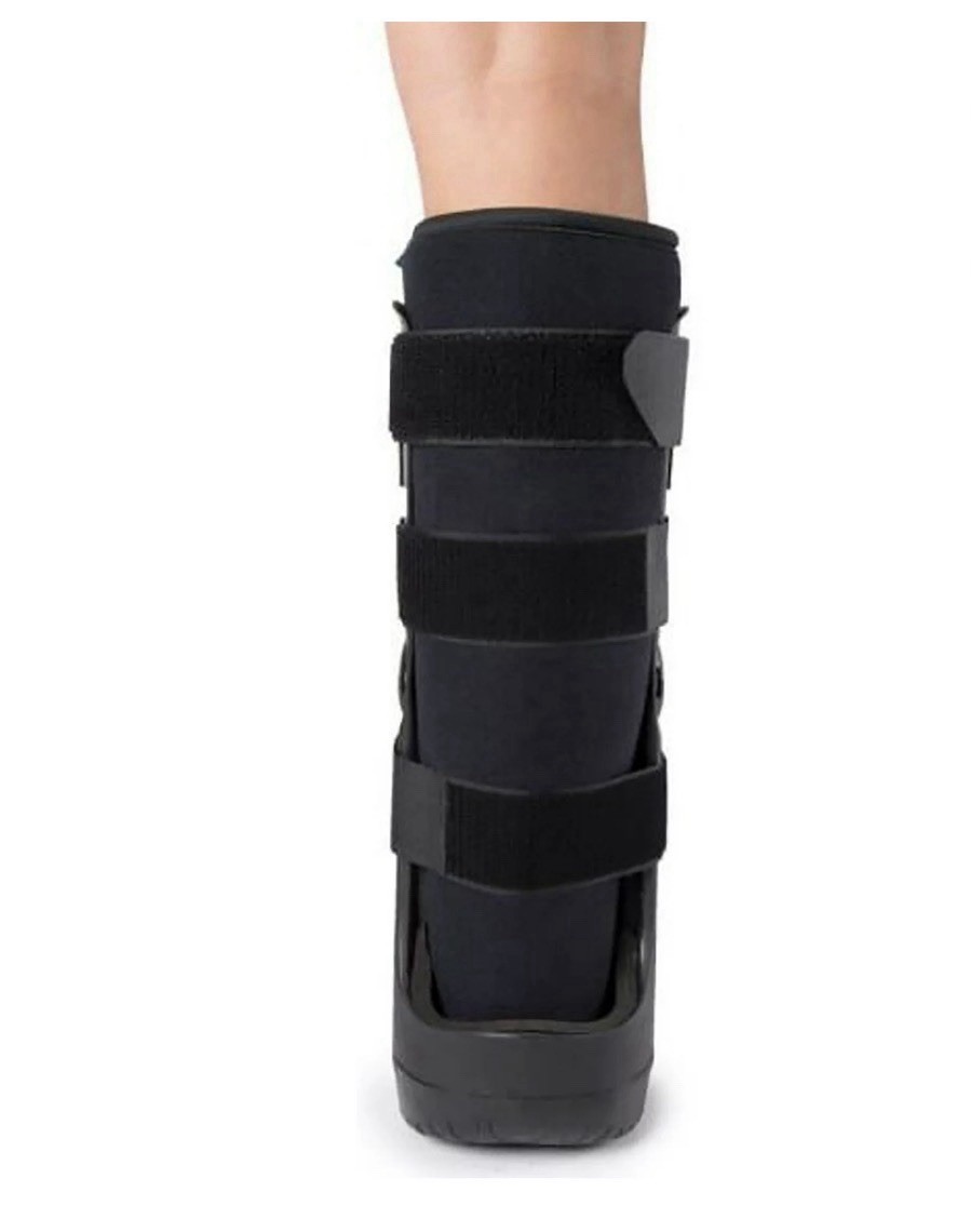 Ossur FormFit Black Air Walker with Hook and Loop Strap for Either Foot
