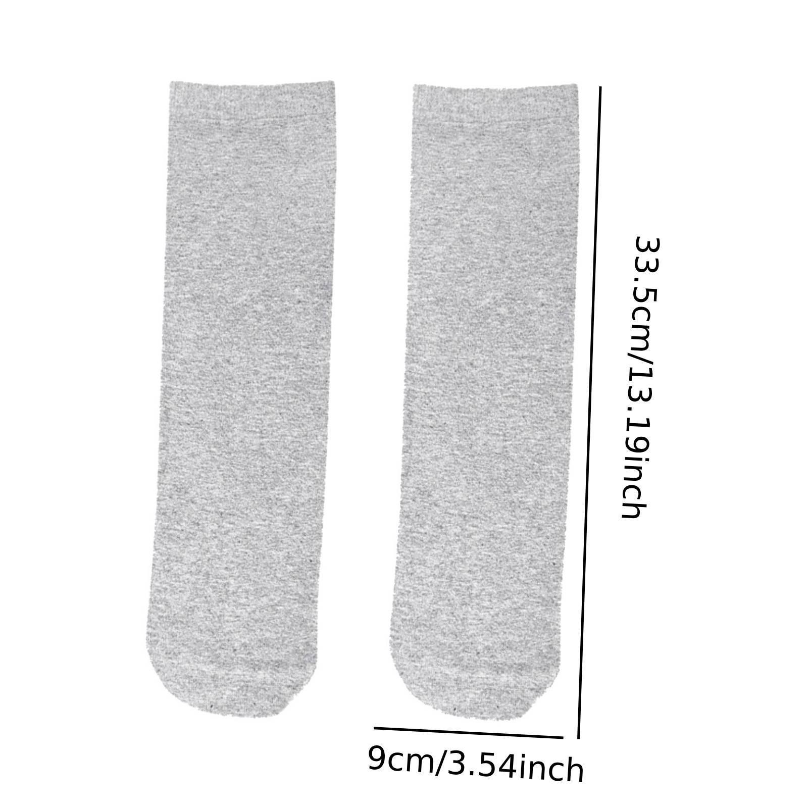 2Pcs Amputee Socks Soft Comfortable Sweat Absorption Prosthetic Socks