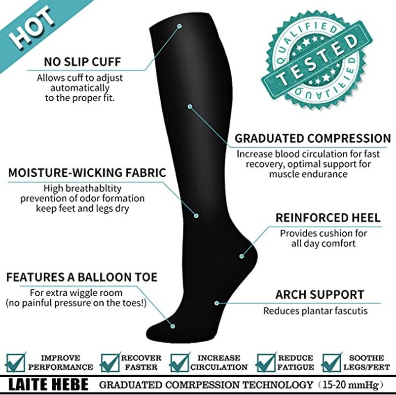 Compression Socks For Nurses Pressure Socks For Running Medical Support Stocking