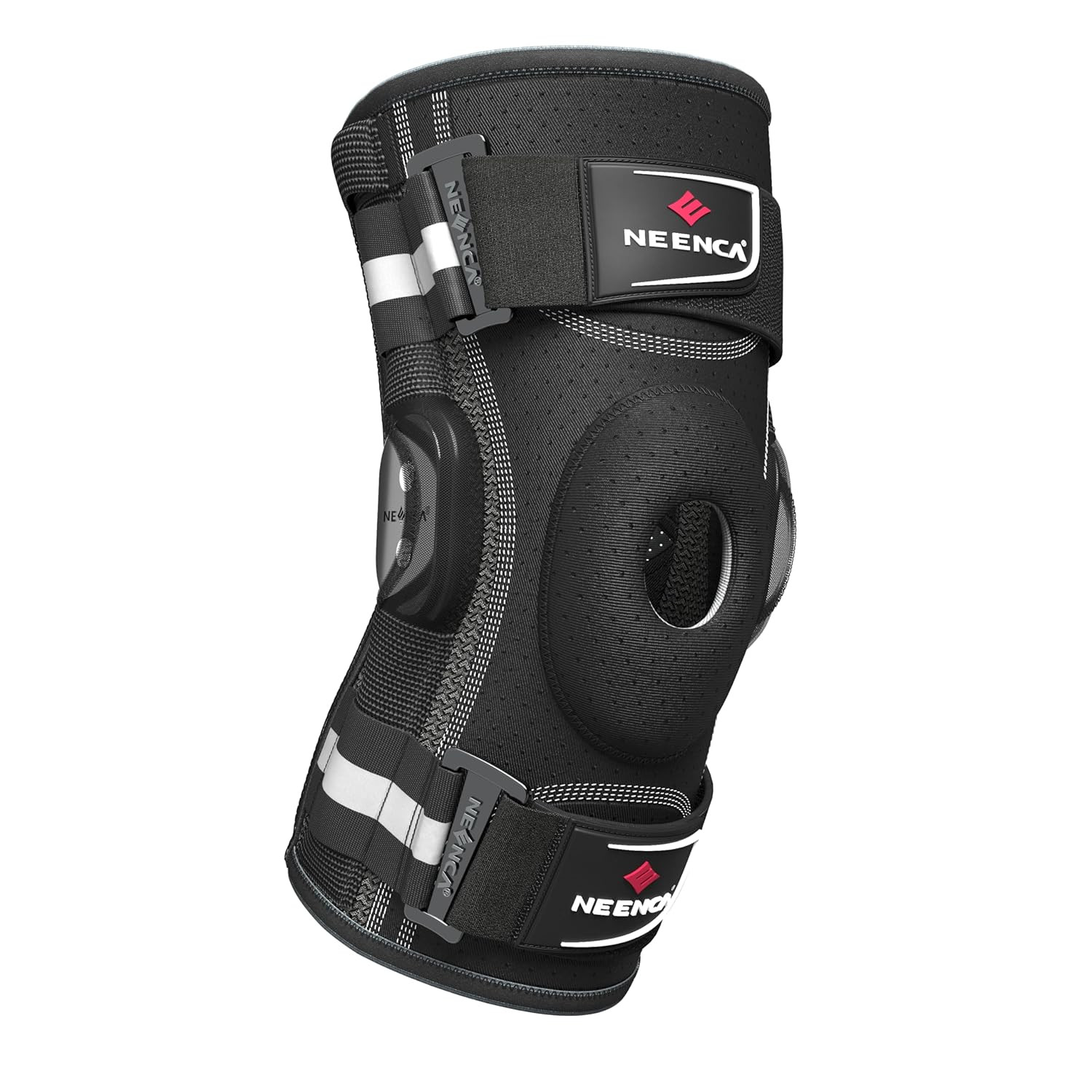 Professional Knee Brace for Knee Pain, Adjustable Hinged Knee Support with Remov