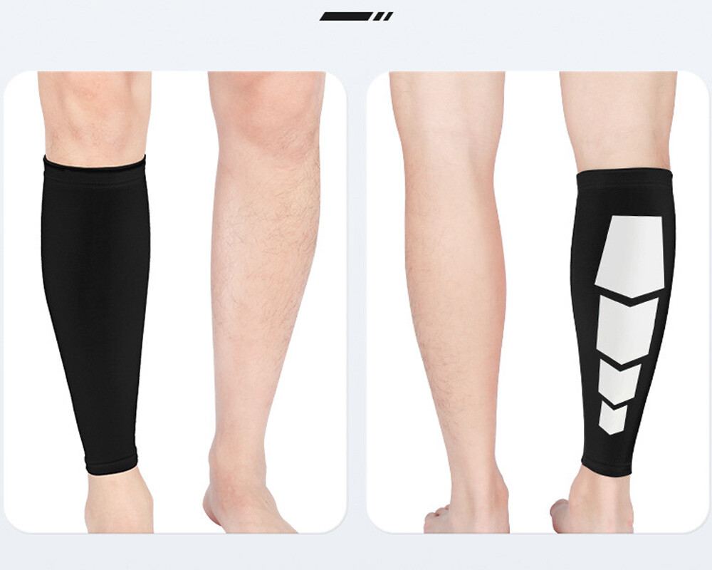 Running Sports Gym Compression Sleeve Splint Shin Brace Calf Support Leg Sock