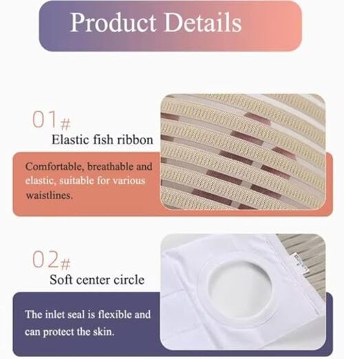 en Or Women Ostomy Belt Breathable Ostomy Hernia Support Belt Abdominal Stoma M