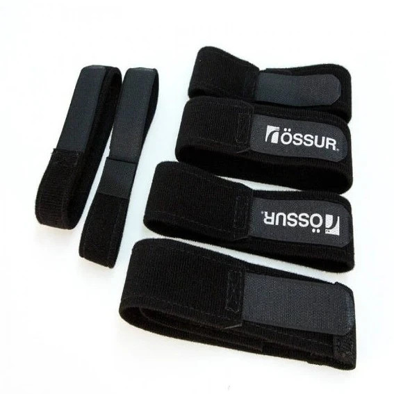 Ossur CTi Knee Brace Essential Replacement Strap Kit for Optimal Support Black