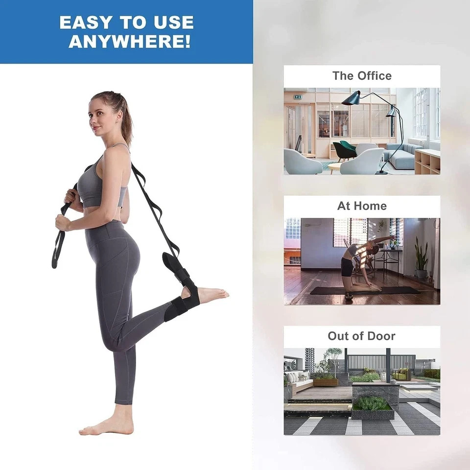 Foot Stretcher Strap | Calf Stretcher for Plantar Fasciitis | Ligament Stretchin