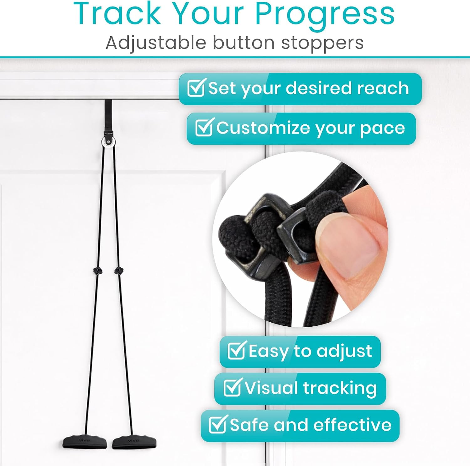 Shoulder Pulley for Physical Therapy – over the Door Pulley for Frozen