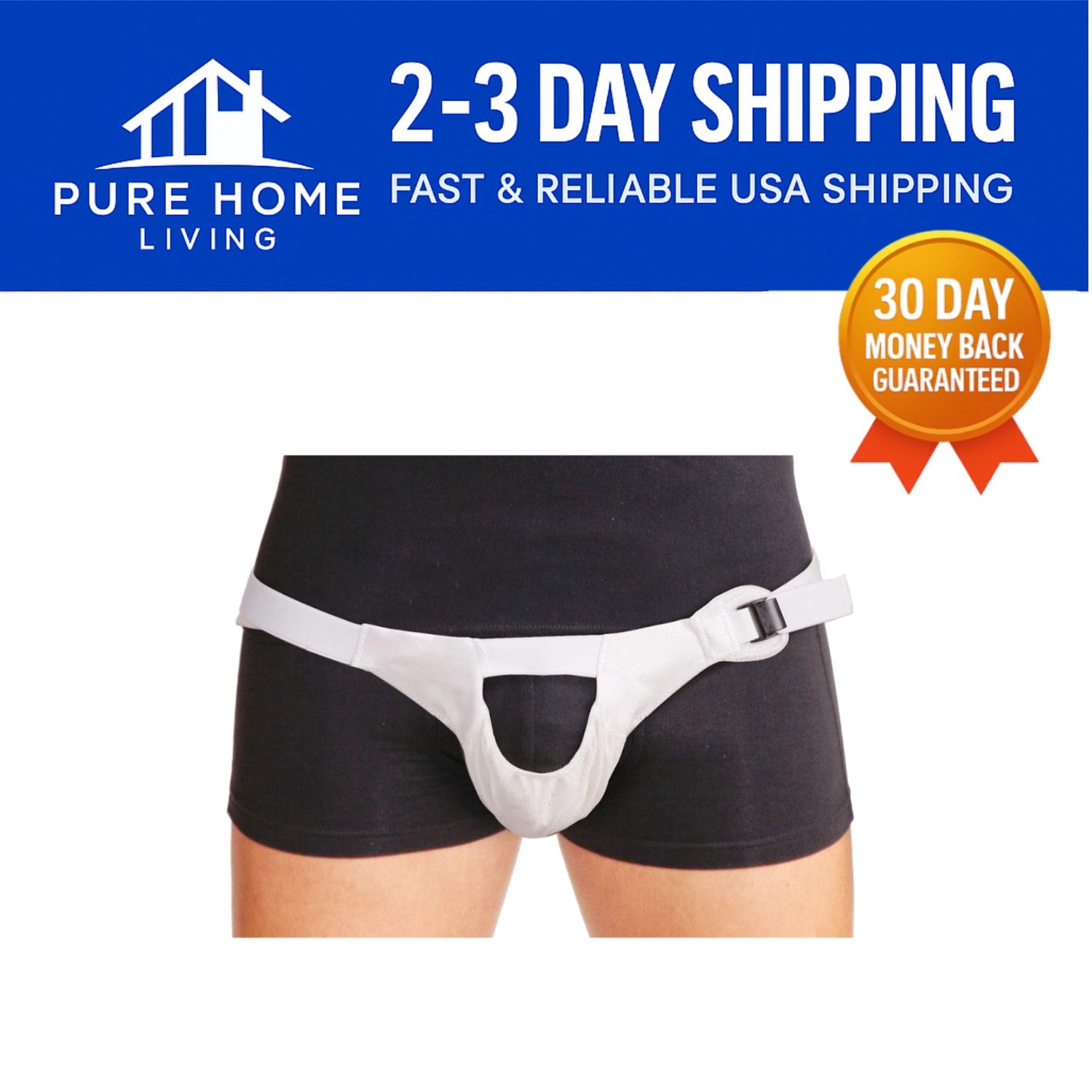 Men’s Large Suspensory Scrotal Support – Breathable & Adjustable Comfort Pouch