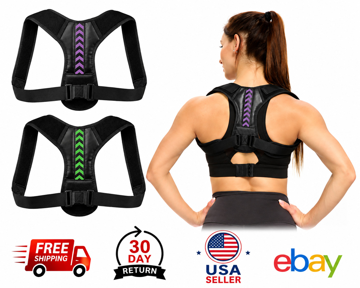 Back Posture Corrector Belt Anti Hunchback Spine Support Brace S M L XL Unisex