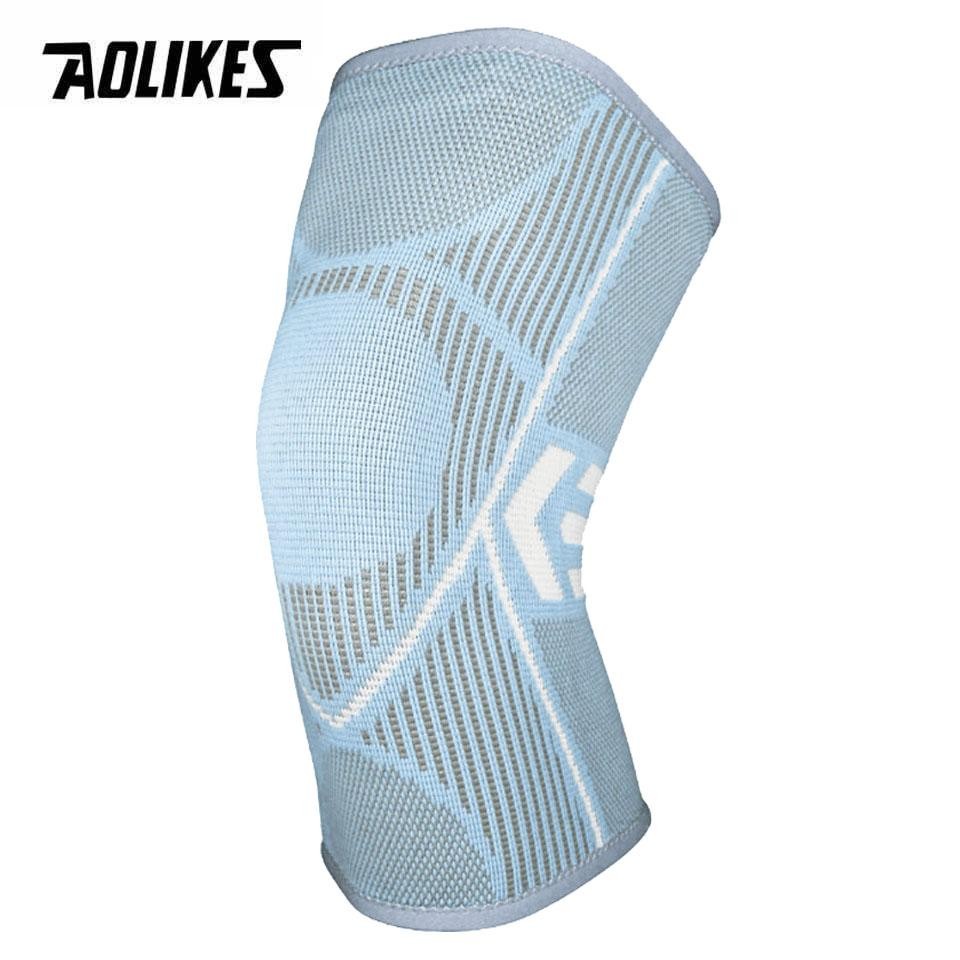 Aolikes 1pcs Knee Brace Support for Arthritis Joint Nylon Sports Fitness Compres