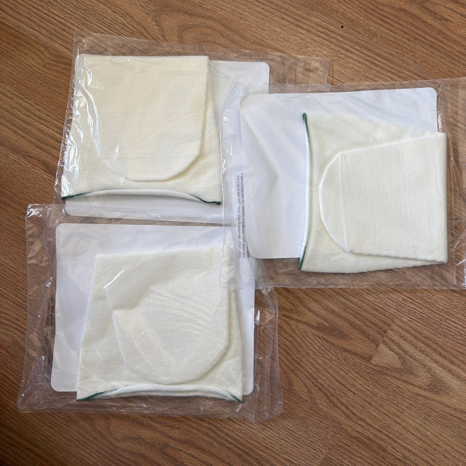3 NEW Knit-Rite A-Plus Prosthetic White Sock 1KL20212 2-Ply 8”x5”x12” Size 2