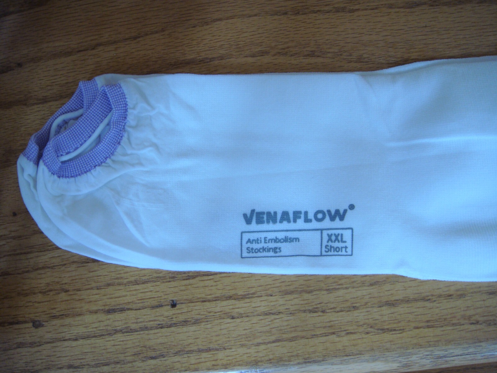 Venaflow AES Anti Embolism Stockings Open Toe White Thigh Short Small 3 Pair