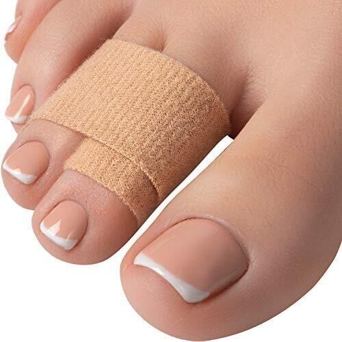 Broken Toe Wraps Hammer Toe Separator Splints Cushioned Bandages 4 pk Natra Cure