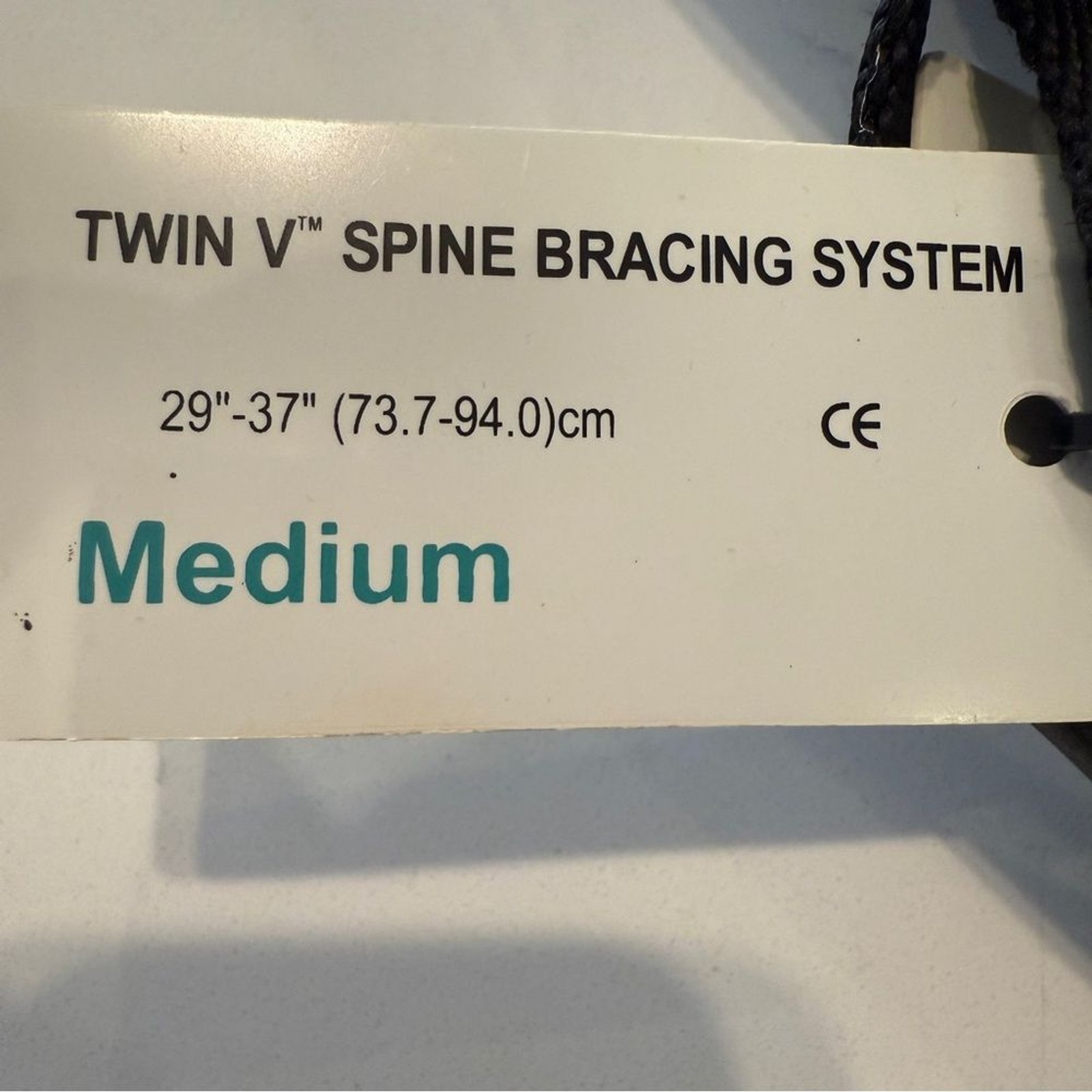 Hely & Weber Twin V Spine Bracing System Medium 29-37 Lumbar Back Support Brace
