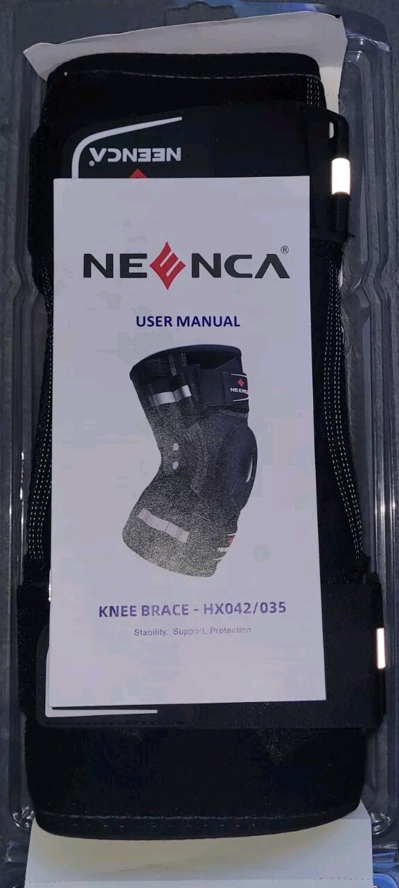 NEENCA Professional Hinged Knee Brace LARGE Knee Pain Sports SEE PICS OPEN BOX