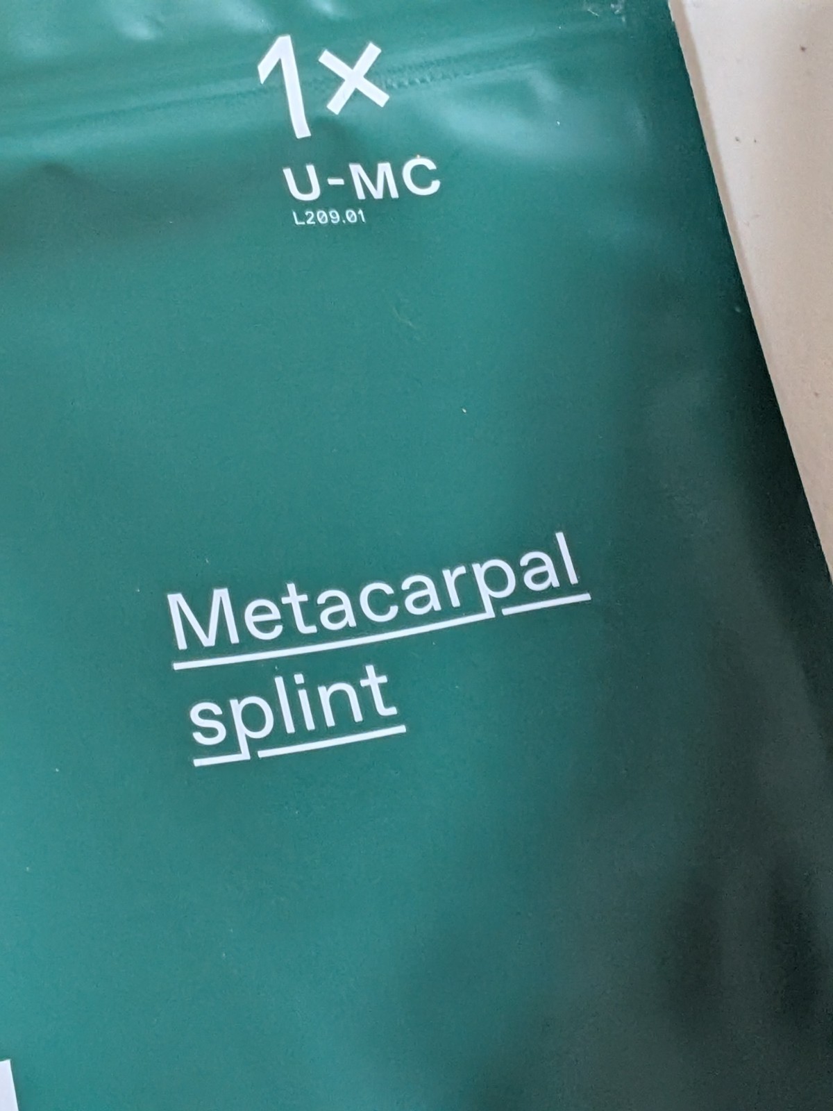 (Box of 10) Dassiet Ucast MC Metacarpal Splint NEW Finland U-MC