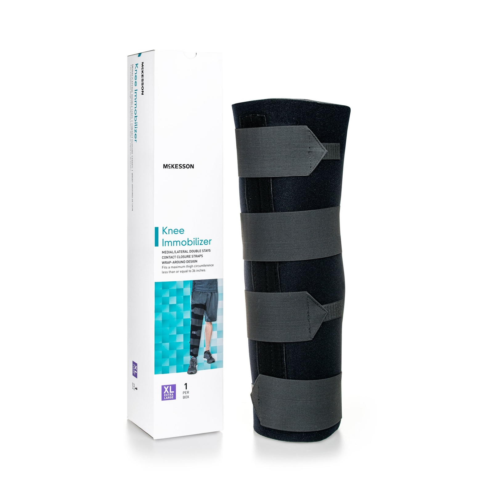 McKesson Foam Knee Immobilizer XL 1 Each