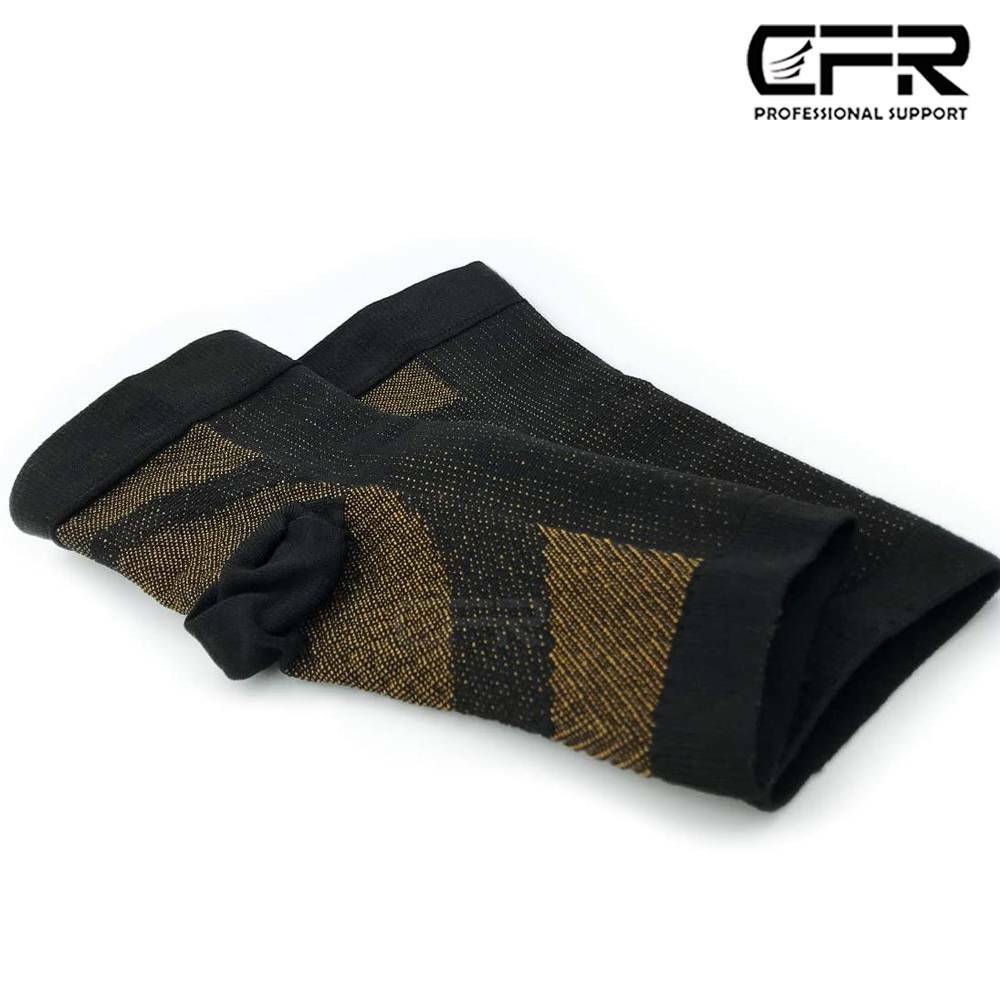 Copper Foot CFR Plantar Fasciitis Arch Support Compression Ankle Brace Socks CFR