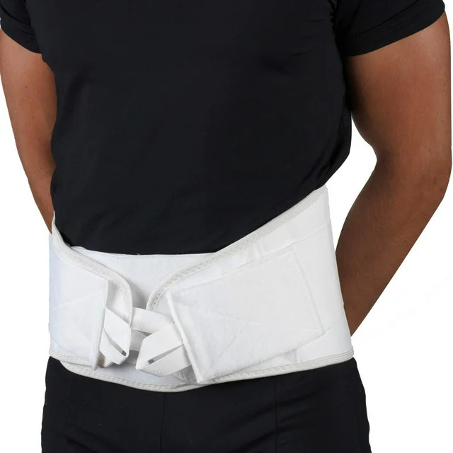 LumboTEK Elastic Lumbosacral Support 9″ White Large