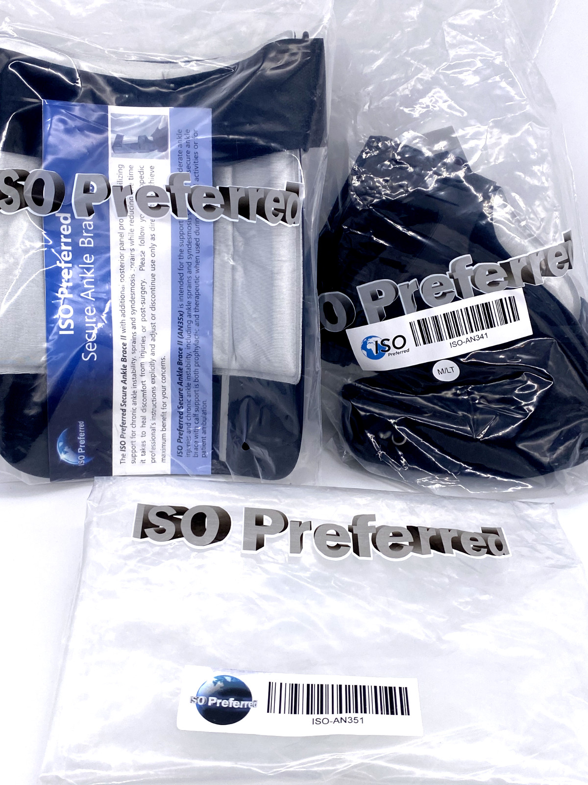 ISO Preferred Brace II Featuring High Ankle Calf Extension M/LT ISO-AN351