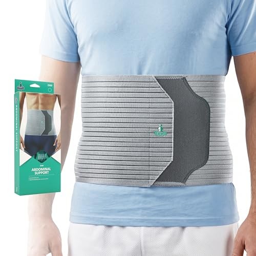 2360 Abdominal Binder – Breathable Postpartum, Postoperative, XX-Large Grey