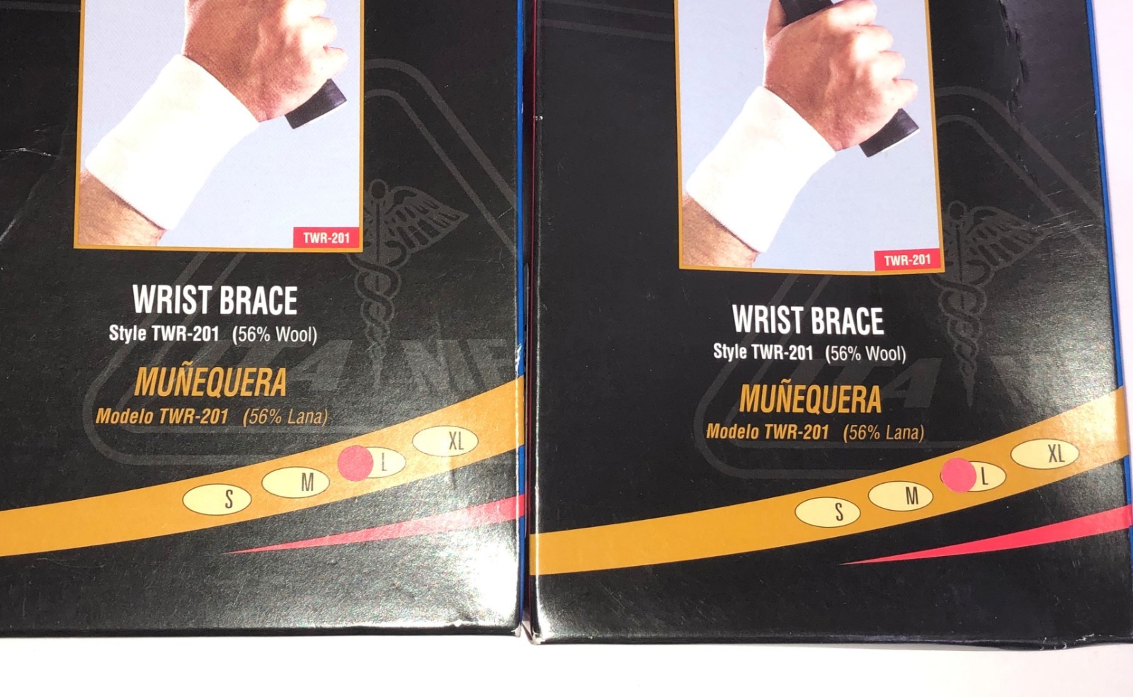 MAXAR Sports Medical Supports WRIST BRACE Size Large LOT of 2 NEW – TWR-201