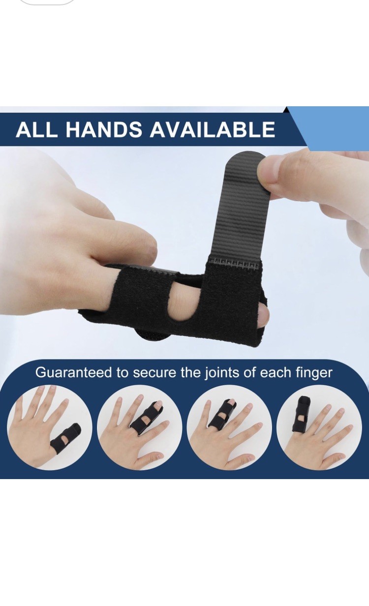1PC Multi Finger Joint Splint Stabilizer Adjustable Straightener Arthritis Brace