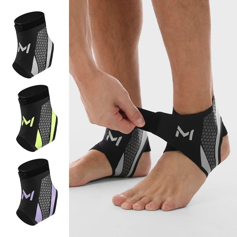 1pc Ankle Compression Sleeve Support Brace for Men Women Running Sports Fitness