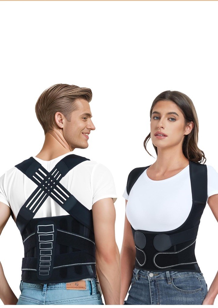 Enthra Back Brace Posture Corrector Lower Back Pain BB02 Medium For Men & Women
