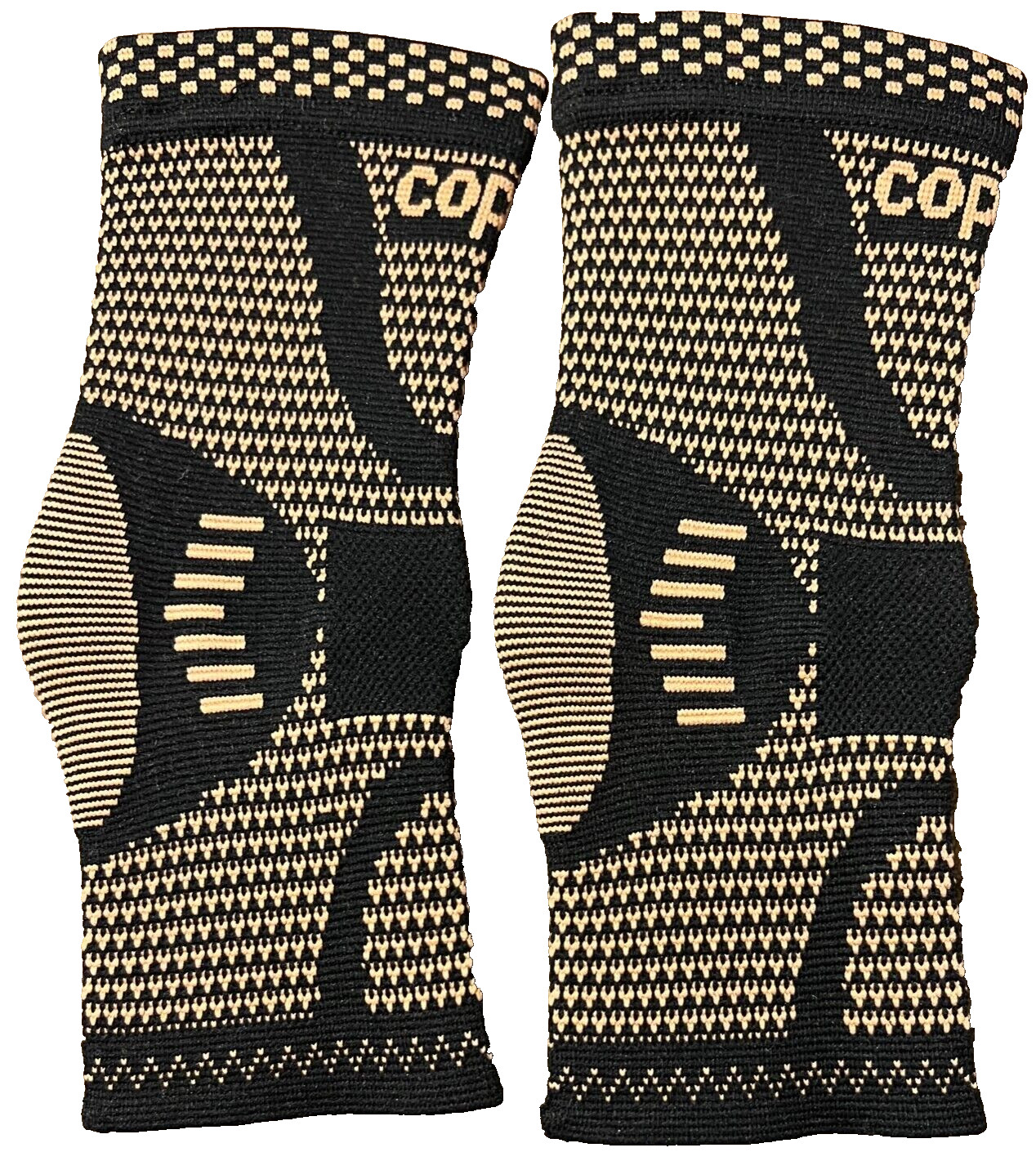 1 Pair Copper Ankle Brace Compression Support Sleeves For Men & Women – Small