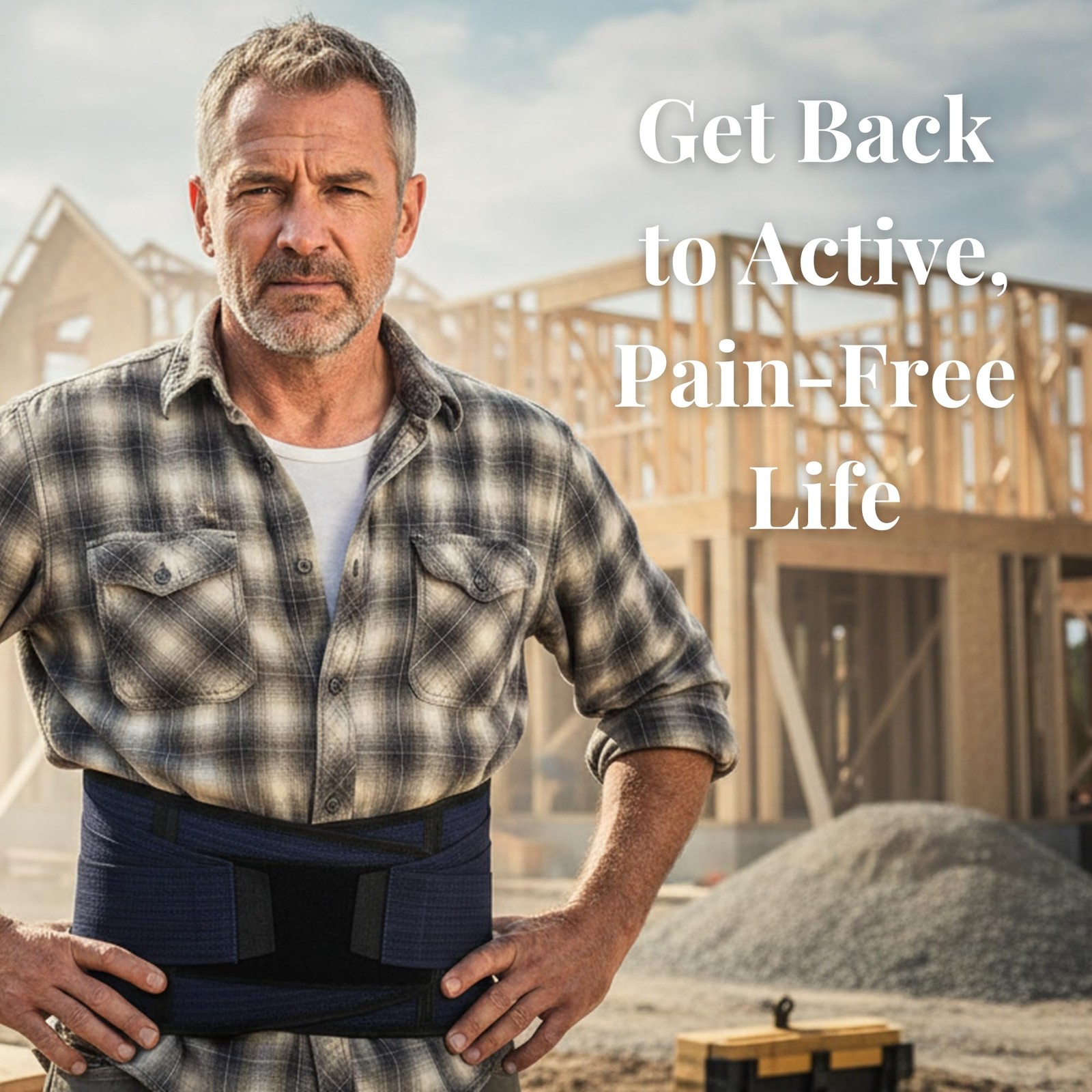Back Lower Back Brace for Back Pain : Thin Breathable Rigid 6 ribs Adjustable…