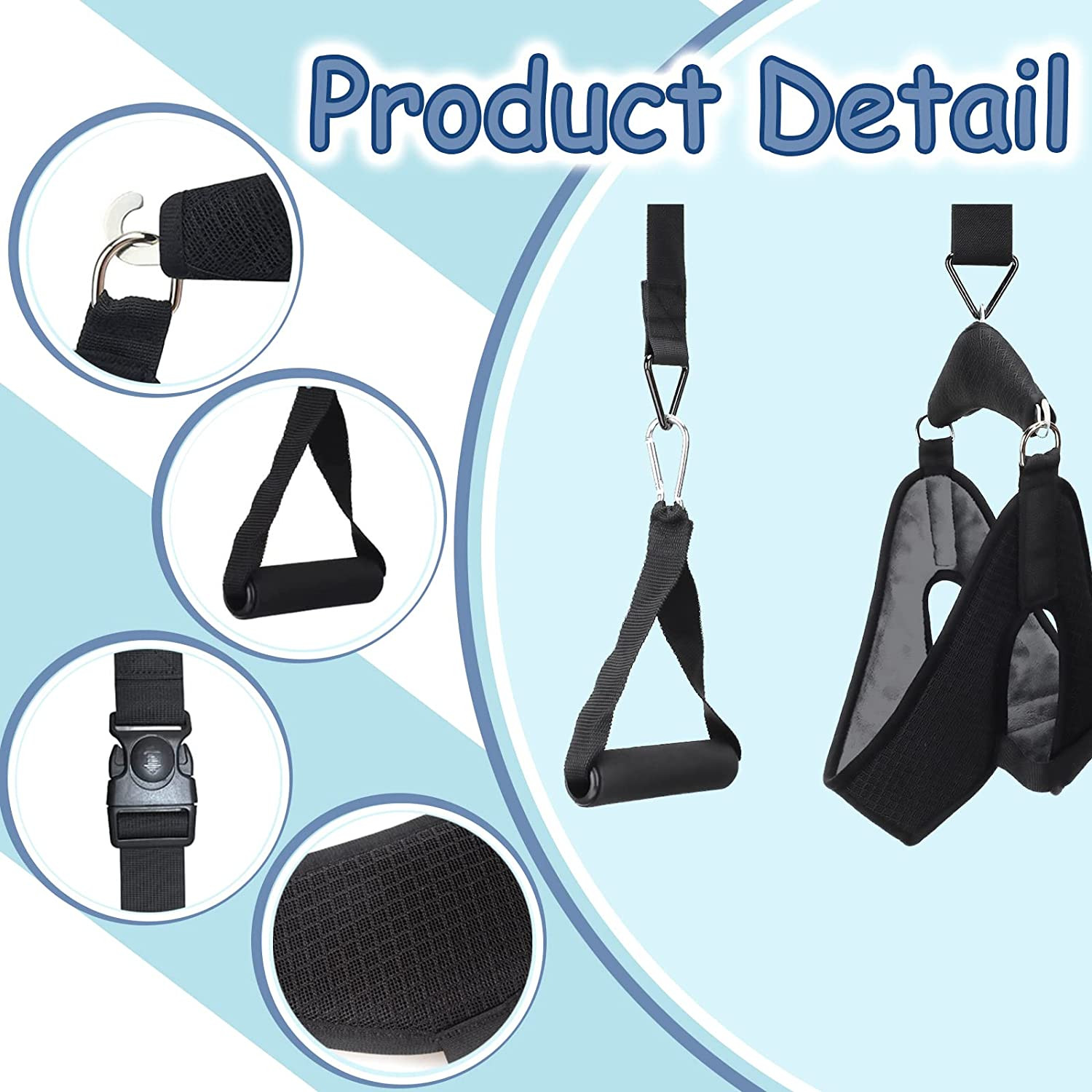 Over Door Cervical Neck Traction Device Stretcher Brace Neck Pain Relief Support