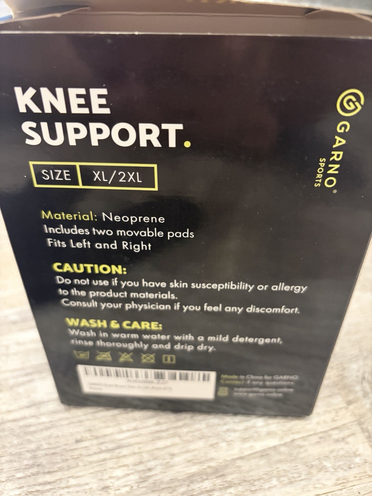 Garno Sports Xl/XXL Knee Support Brace