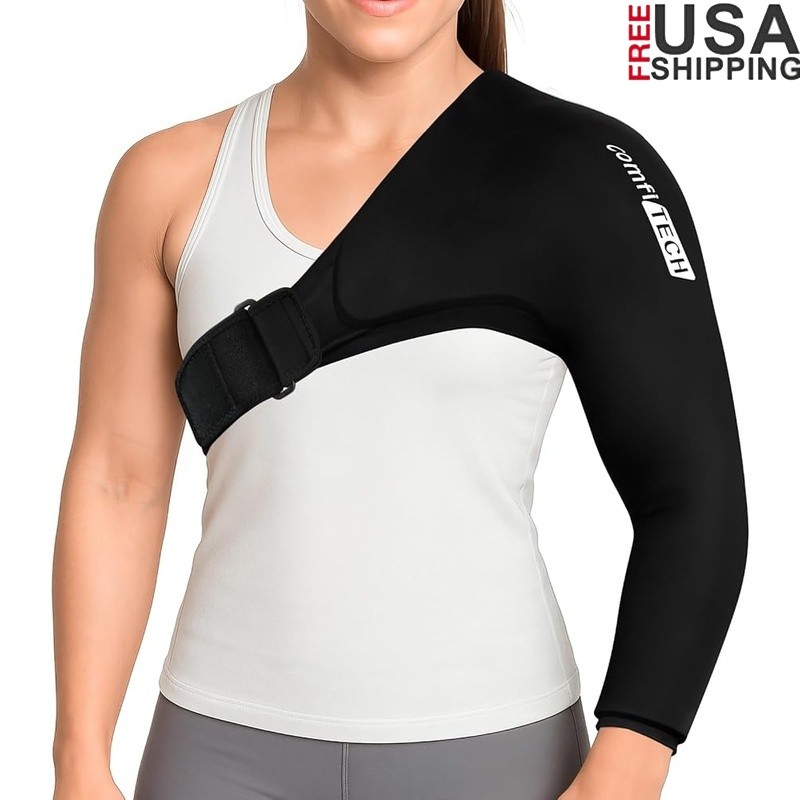 All-in-One Ice Arm Sleeve Shoulder Elbow Wrist Athletes Sports Recovery New