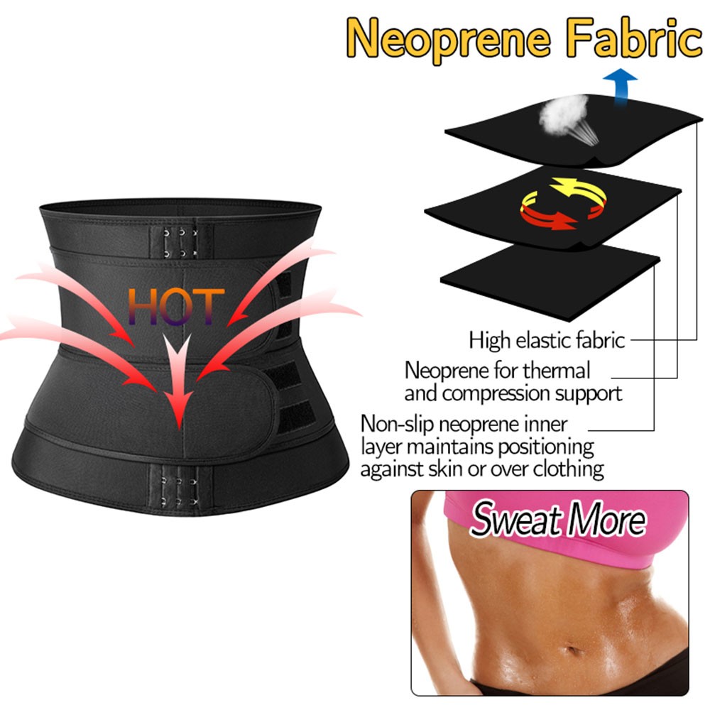 Waist Trainer Training Body Shaper Shapewear Underbust Cincher Tummy Belt Corset